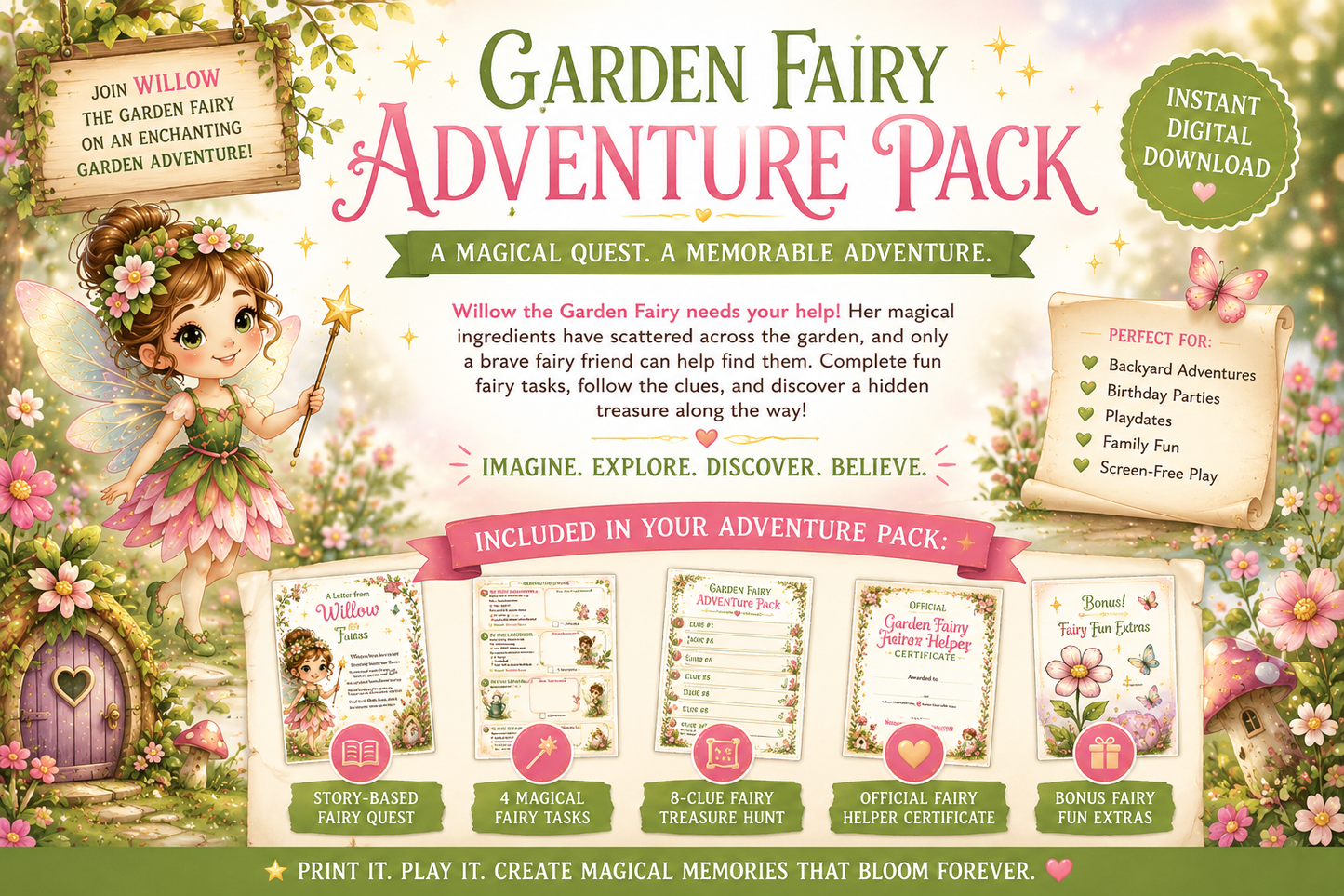 Garden Fairy Adventure Pack